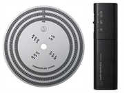 Audio Technica AT6181DL Turntable Rotation Speed Stroboscope Disc/ Quartz Strobe Light (Silver/ Black) 