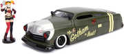 Jada Toys - DC Comics Bombshells Harley Quinn & 1951 Mercury Die-cast Car, 1: 24Scale Vehicle & 2.75 Collectible Figurine