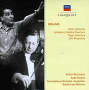 Brahms: VLN Cto /  Overtures /  Alto Rhapsody [Import] , Arthur Grumiaux