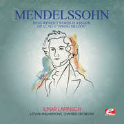 Mendelssohn: Song Without Words in a Major Op 62 , Felix Mendelssohn