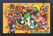 Super Mario World - 11x17 Framed Gel Coat Print 