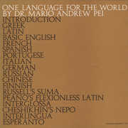 One Language for the World , Mario Pei