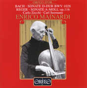 Sonatas for Cello & Piano: BWV 1028 & Op 116 , Enrico Mainardi