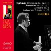 Sonaten /  Toccata /  Arabeske /  Vier Balladen , Emil Gilels