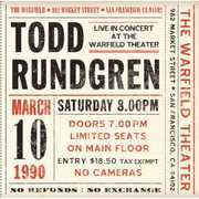 Live at the Warfield 10th March 1990 [Import] , Todd Rundgren