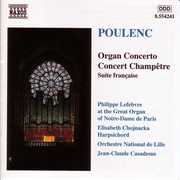 Organ Concerto in G minor /  Concert Champetre , Elisabeth Chojnacka
