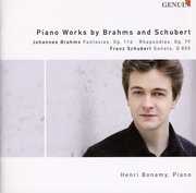 Piano Works By Brahms & Schubert , Henri Bonamy