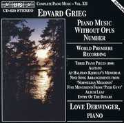 World Premiere Recording /  Piano Music , Love Derwinger