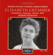 Great Singers of the Century (1963-1968) , Elisabeth Gr mmer