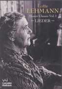 Masterclasses 1: Lieder , Lotte Lehmann