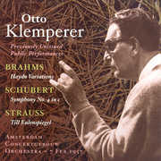 Klemperer Performs Brahms & Schubert , Otto Klemperer