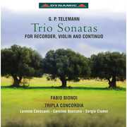 Trio Sonatas for Recorder Violin & Continuo , Tripla Concordia