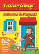 Curious George: 3-movies & Playset 