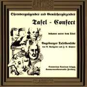 Augsburg Tafelkonfek Sing Rathgeber , Consortium Canticum, Leipzig