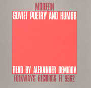 Modern Soviet Poetry and Humor , Aleksandr Demidov