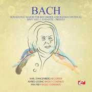 Sonata C Major for Recorder & Basso Continuo BWV 1 , J.S. Bach