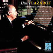 Cello Concerto 2 /  Concertante , Henri Lazarof
