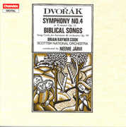 Symphony 4 / Biblical Songs , Neeme Järvi