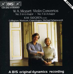 Violin Concertos 3 G KV216 , Kim Sj gren