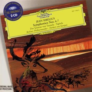 Symphony 4 & 7 / Swan of Tuonela / Tapiola , Berlin Philharmonic Orchestra