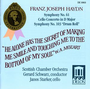 Symphonies 61 & 103 / Cello Concerto , Gerard Schwarz