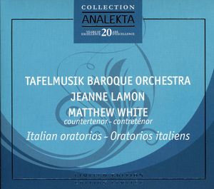Italian Oratorios , Matthew White