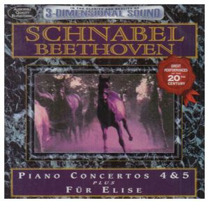 Beethoven: Piano Concertos 4 and 5 Plus Fur Elise , Artur Schnabel