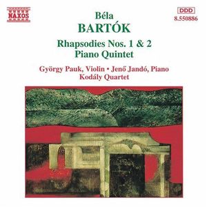 Rhapsodies 1 & 2 / Piano Quartet , B. Bartok