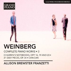 Complete Piano Works 3 , Mieczyslaw Weinberg