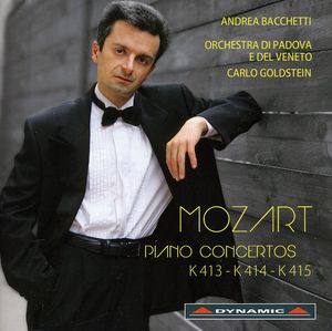 Piano Concertos K413 & K414 & K415 , Andrea Bacchetti