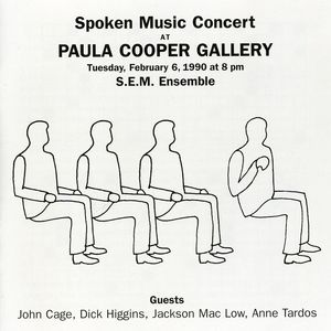 Spoken Music Concert at Paula Cooper Gallery , S.E.M. Ensemble