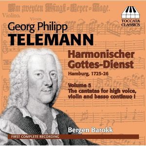 Harmonischer Gottes-Dienst / Six Cantatas 5 , Bergen Barokk