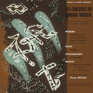 Le Concerts Du Domaine Musical 1956