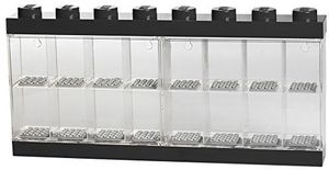 LEGO Minifigure Stackable Display Case 16, Black