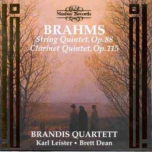 String Quintet Op 88 / Clarinet Quintet Op 115 , Brandis Quartet
