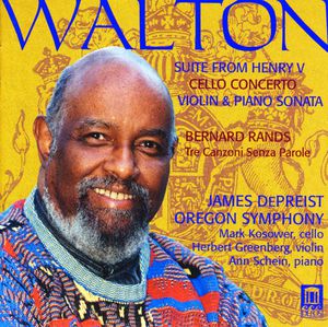 Rands/ Walton/ Mathieson : Henry V/ Cello Concerto/ Violin , James DePreist