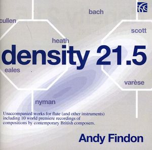 Density 21.5: Unaccompanied Works for Flute , Andy Findon