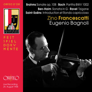 Sonata No. 3 in D minor Op. 108 , Zino Francescatti