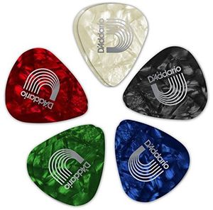 Planet Waves 1CAP410 Assorted Pearl Celluloid Guitar Picks 10 pack Medium 