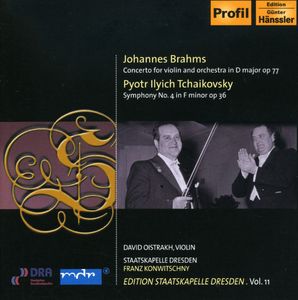 Violin Concerto / Symphony No 4 , David Oistrakh