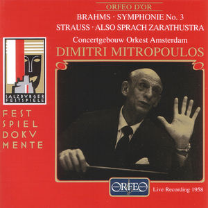 Symphonie No. 3 & Sprach Zarathustra , Dimitri Mitropoulos