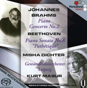 Piano Concerto 2 in B Flat / Piano Sonata C minor , Misha Dichter