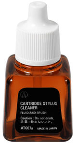 Audio Technica AT607a Turntable Cartridge Stylus Cleaning Fluid With Brush 10ML 