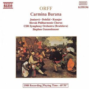 Carmina Burana , Stephen Gunzenhauser