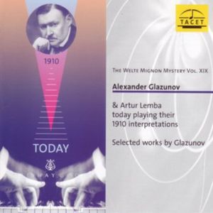 Welte Mignon Mystery 19 , Alexander Glazunov