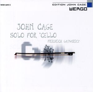 Solo for Cello , Friedrich Gauwerky