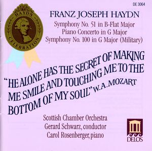 Symphonies 51 & 100 / Piano Concerto , Gerard Schwarz