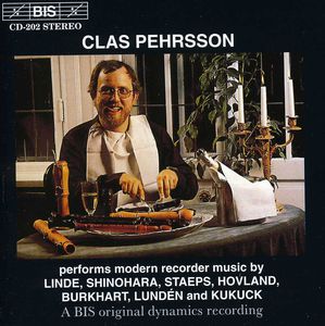 Performs Modern Recorder Music , Clas Pehrsson