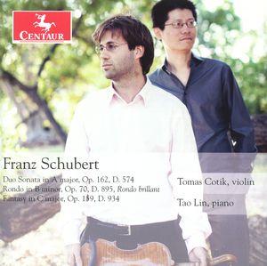 Duo Sonata in a Major Op 162 D 574 , Tomas Cotik