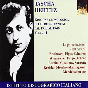 Violin Recital: Heifetz Jasch , Jascha Heifetz